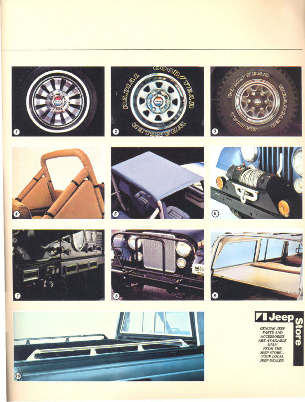 1982 Jeep CJ5 and CJ7 Brochure Page 7
